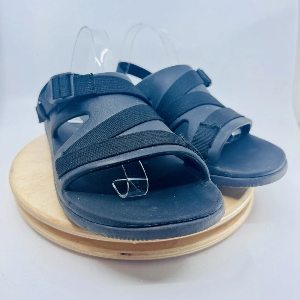Chaco‎ Chillos Slide Sandals Shoes Men's Size 12 Black Z Strap Sport Comfort